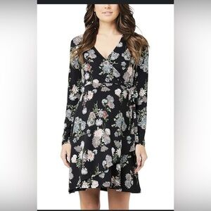 Ripe floral maternity wrap dress
